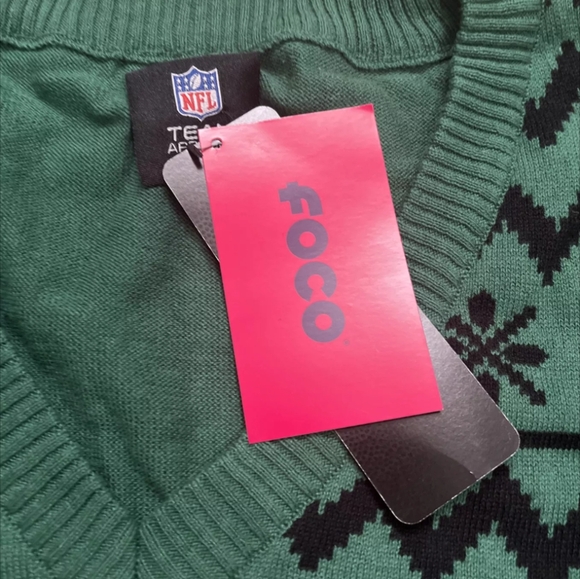 FOCO Christmas Ugly New York Jets Sweater. L - Picture 2 of 3